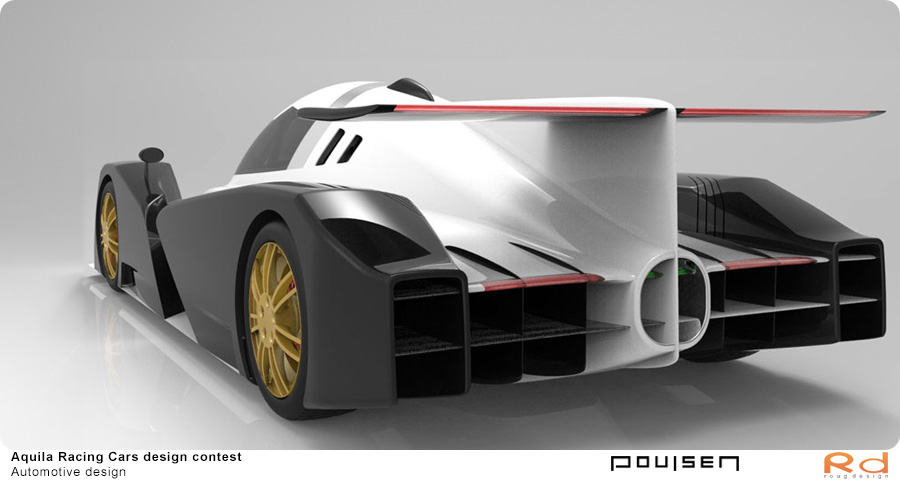 Car styling and race car design of Aquila Adamo – Design competition by Roug Design and Torben Nyegaard Poulsen, Danish automotive and motorsport concept.