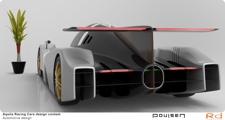 Car styling and race car design of Aquila Adamo – Design competition by Roug Design and Torben Nyegaard Poulsen, Danish automotive and motorsport concept.