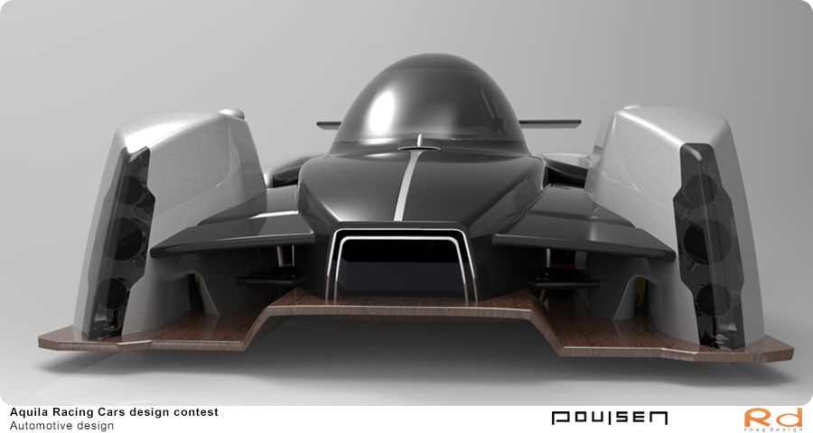 Aquila front, 3d modlling