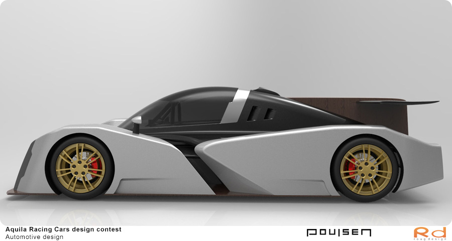 Car styling and race car design of Aquila Adamo – Design competition by Roug Design and Torben Nyegaard Poulsen, Danish automotive and motorsport concept.