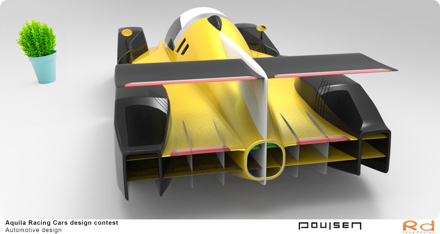 Car styling and race car design of Aquila Adamo – Design competition by Roug Design and Torben Nyegaard Poulsen, Danish automotive and motorsport concept.