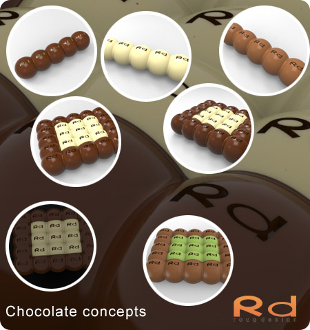 chokoladekoncepter, chokolade design