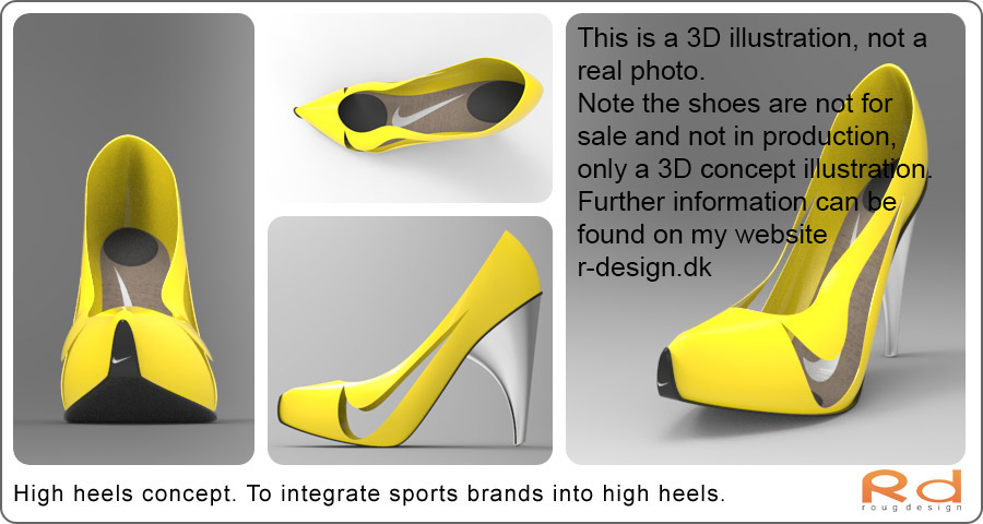 Investigación cien zona stilettos concepts > Nike stilettos > sportsbrand styled shoe | Roug design