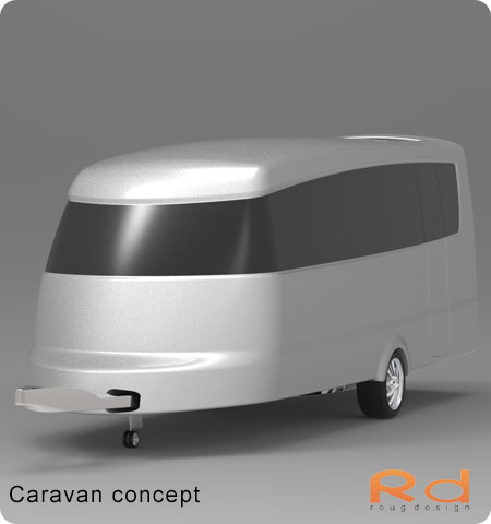 Campingvogn, designkonept, bildesign, transportdesign, autocamper